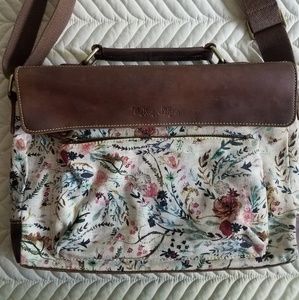 EUC The House Of Flynn Floral Fable Satchel Purse!